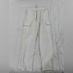 Cargo straight leg sweatpants